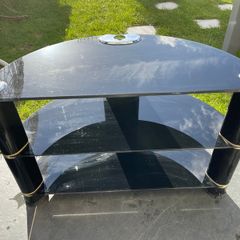 tv glass table
