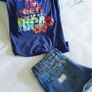Navy Tee Shirt - Size 6 Image 4