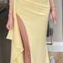 Debs, TY Ball, Formal, Occasion - XS Zafira Lemon Maxi Dress Image 4