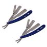 2X Barber Straight Cut Throat Salon Shaving Razor Shavette Rasoi Rasoirs Image 6