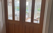 internal double doors