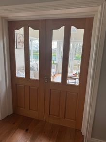 internal double doors