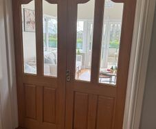 internal double doors