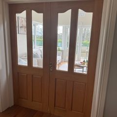internal double doors