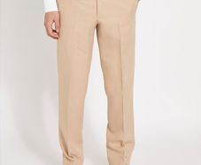 Regular Fit Active Waist Trousers - W38 L33 - TAN