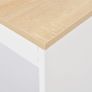 Bar Table with Shelf White 110x50x103 cm Image 3