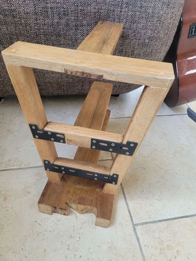 Handmade Oak guitar holder
