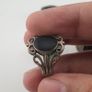 Antique Ring Lot of 15 Rustic Brass & Glass Jewellery Image 7