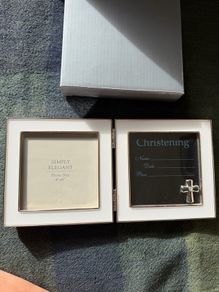 christening frame