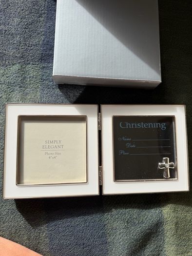 christening frame