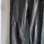 Sportsgirl Grey Faux Leather Leggings Sz M (Fit 10-12UK) Image 2