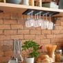 Glass Drainer, Glass Holder Stand with 4 Rails Image 2