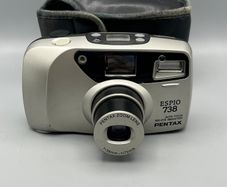 Pentax Espio 738 35mm Point and Shoot Film Camera - READ