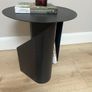 Black metal Side table with storage Image 3