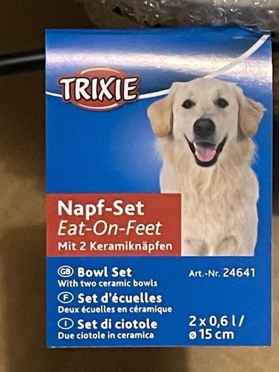 Trixie Eat on Feet Bowl Set with Stand