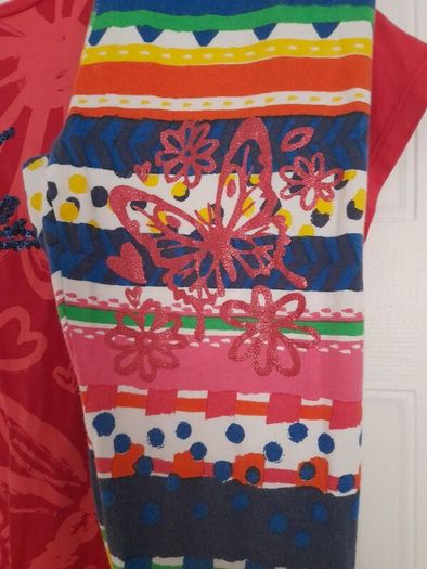 girls desigual top and leggings