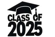 Class of 2025 Iron on Decal.