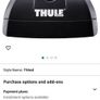 Thule roof bars Image 4