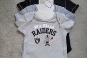 BNWT - Baby Las Vegas Raiders NFL Jersey  - size: 6-9 months