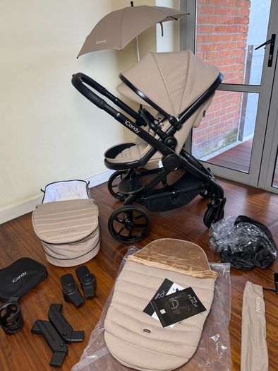 New ICandy peach 7 travel system pram buggy