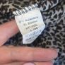 Pala D"oro Leopard Print Tie Neck Blouse Top Size L Animal Print Chic Image 5