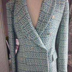 Zara boucle Jacket size large