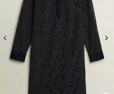 Hobbs Black lace dress
