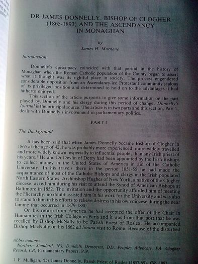 Clogher Record 1987 Ireland Irish history Monaghan