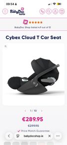 Cybex Cloud T Car Seat Plus Sepia Black