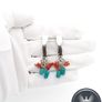 Vintage 925 Sterling Silver Turquoise & Carnelian Stud Earrings Image 7