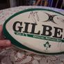 Signed ireland Gilbert rugby ball Image 10