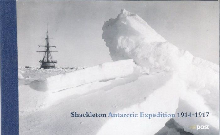 2004 Ireland Shackleton Antarctic Expedition 1914-1917 Commemorative Stamp Booklet Mint Never Hinged (MNH). Hibernian HB120.