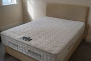 Double bed with mattress 5ft wide 6ft long