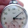 Vintage White Smiths Empire CASED CYLINDER POCKET WATCH (in working order) Image 7