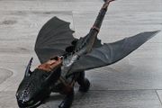 Long Toothless Dragon Night Fury Action Figure 2013