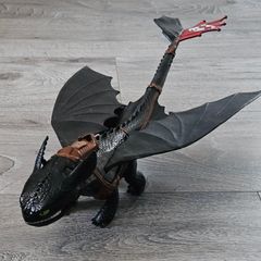 Long Toothless Dragon Night Fury Action Figure 2013