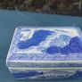 Vintage Chinese Porcelain Lidded Ink Box Image 3