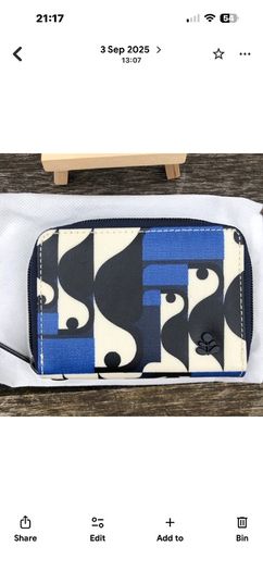 orla kiely bag and wallet