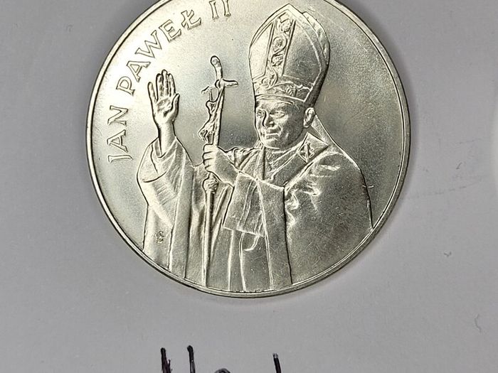 Poland silver coin 10000 zl John Paul II 1987
