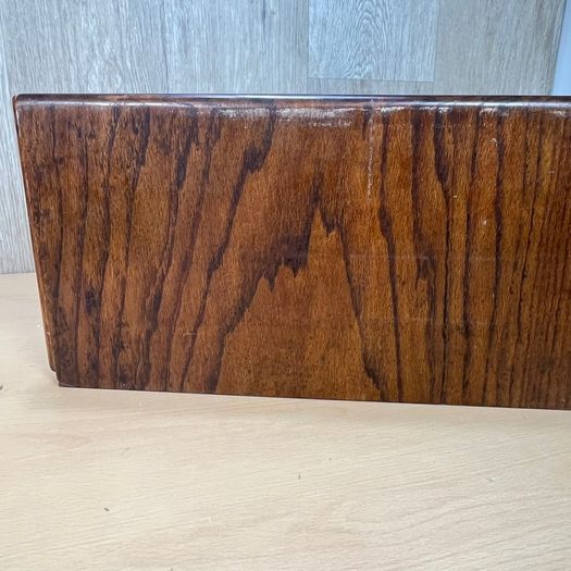 Victorian Oak Index Card Drawer - Large - 50cm x 17cm x 24cm