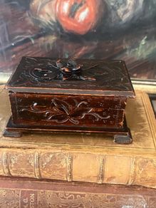 Carved Wooden box