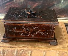 Carved Wooden box