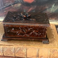 Carved Wooden box