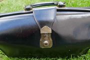 Vintage Black Leather Doctor's Bag