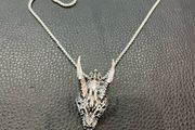 dragon necklace Skull ring