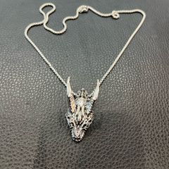 dragon necklace Skull ring