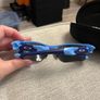Oakley Flak Jacket XLJ Sunglasses- Light Blue/Navy Image 3