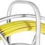 Fish Tape Fiberglass, 425 ft, 6mm, Cable Running Rod, Duct Rodder Fishtape Wire Puller with Steel Reel Stand, 3 Pulling Heads, Fishing Tools for Walls and Electrical Conduit, Non-Conductive Image 6