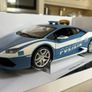 Lamborghini Huracan LP 610-4 Polizia Burago Rare Image 2