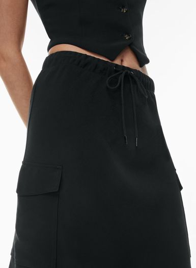 Aritzia Wilfred Muse Cargo Skirt black/ Size M / UK10